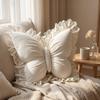 Flatternde Form Kissen mit Spitze Weiches Schmetterlingskissen - Berührung mit Spitzenbesatz für Sofa, Bett, Auto