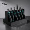 Workbench Tool Holder 3D Printed Gridfinity Pliers Storage Organizer, Vertical 3/6 Slot Plier Rack, Diagonal Desktop Tray for Needle Nose Pliers,