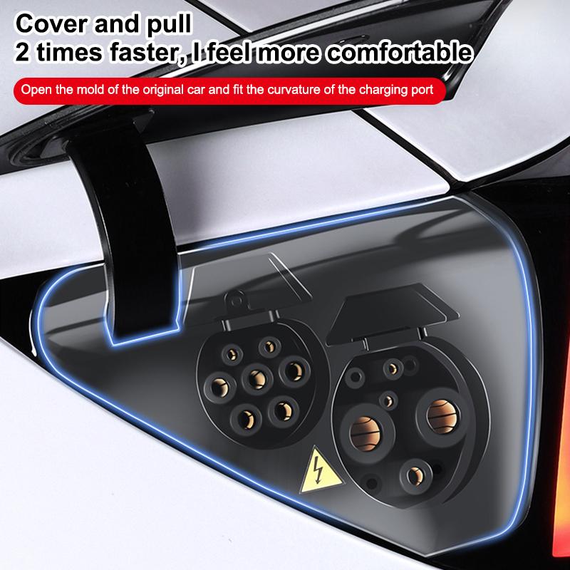 For Model 3 Y Highland Juniper 2021-2025Charger Port Cover Outdoor Rainproof Protection Dustproof Covers Accessory