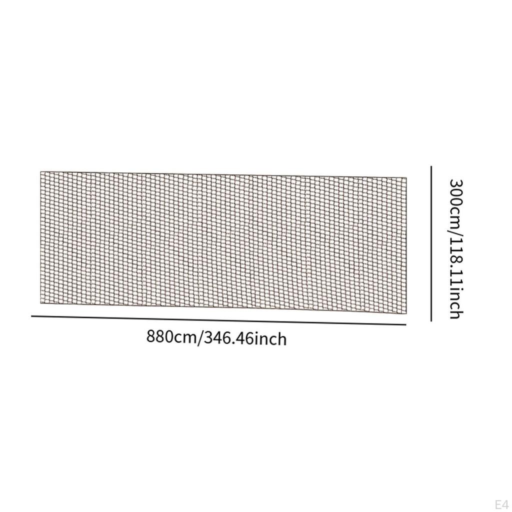 Backstop Soccer Equipment Goal Replacement Practical Hitting Netting for
