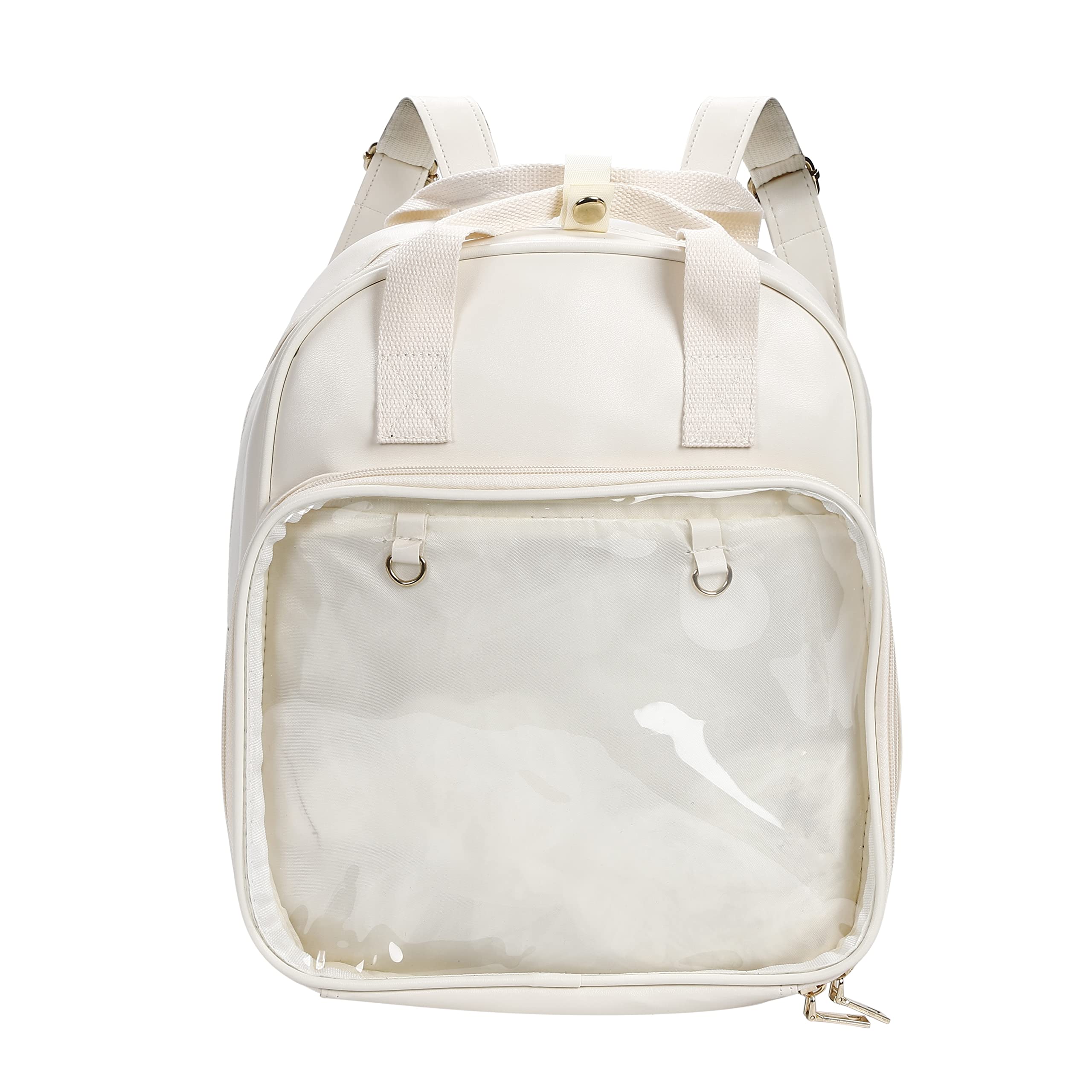 

Harujio Ita Oshikatsu Oshikatsu Oshikatsu Ita Light Plush Everyday Events Bag, Backpack, Backpack, Bag, Bag, Bag, Black, White, Blue, Silver, білий