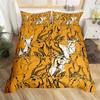 Farm Animal Duvet Cover Set Single King Queen Bohemian Mandala Bedding Set Microfiber Deer Bull Head Cow Skull Comforter Cover