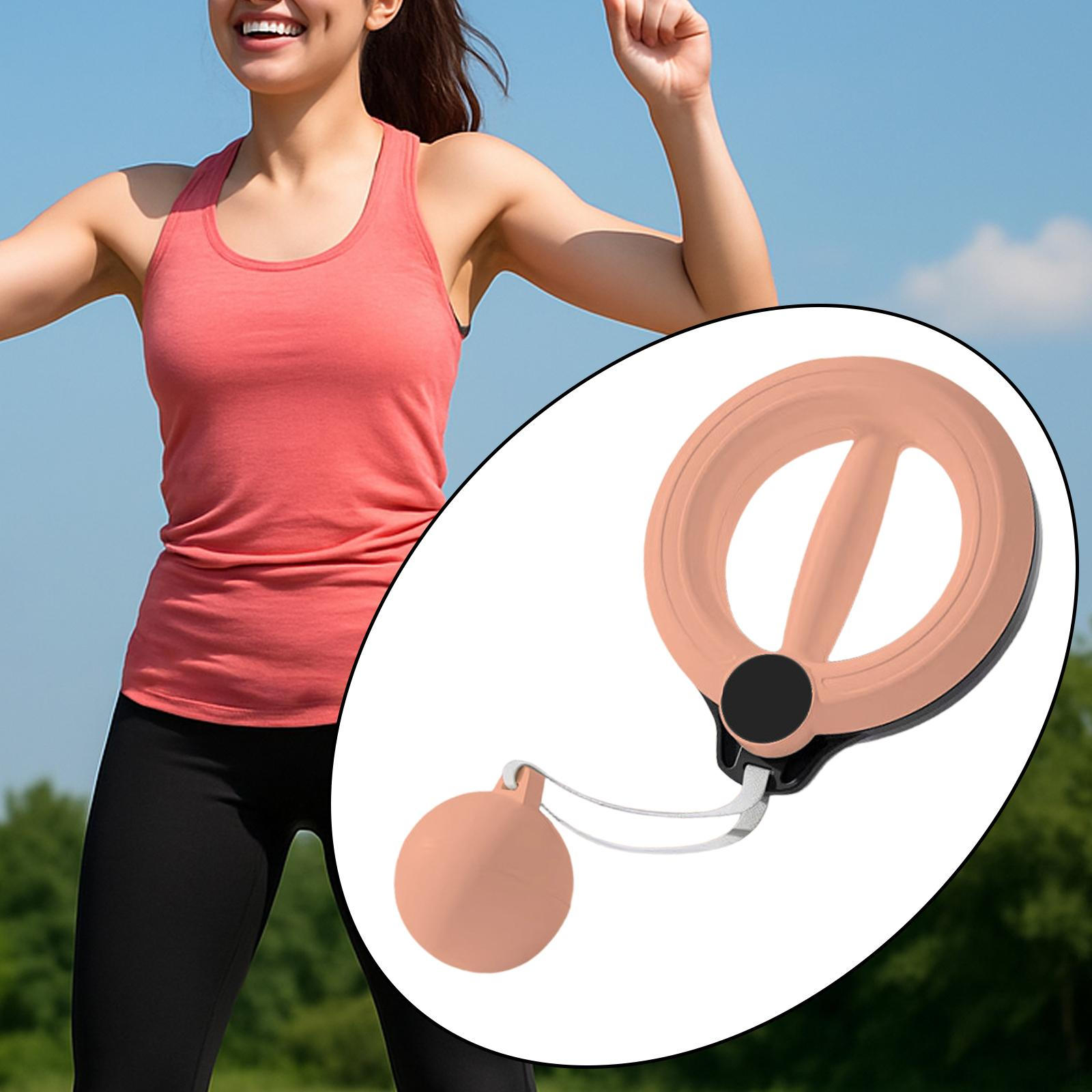 

Weighted Hoop Comapct Non Slip Handle for Adults Training Sports