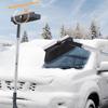Extendable Ice Scraper With Foam Grip For Car Windshield Snow Removal Car Snow Brush And Ice Scraper