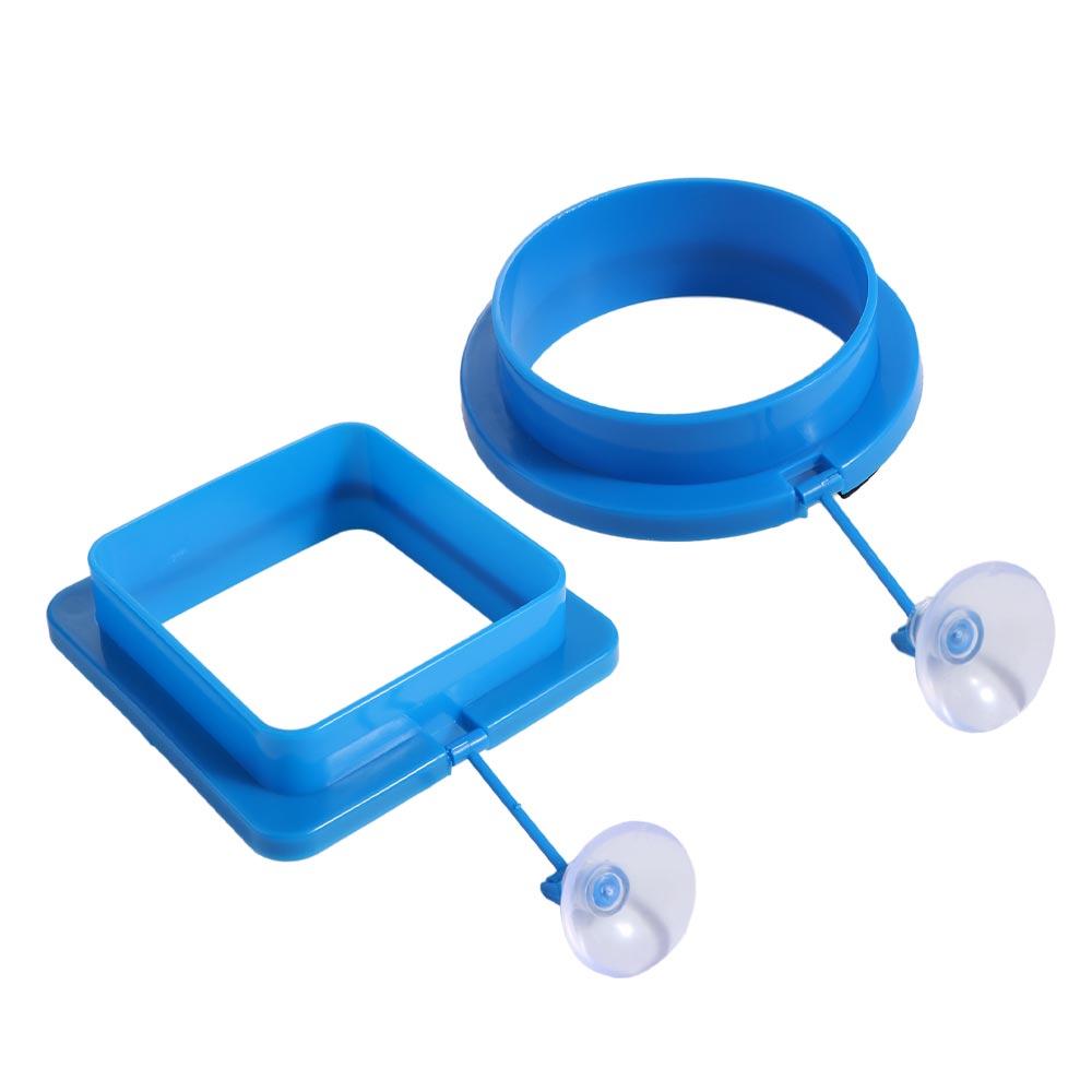 

Thicken Fish Feeding Ring Plastic Floating Food Tray Fish Food Feeder Fish Pond round