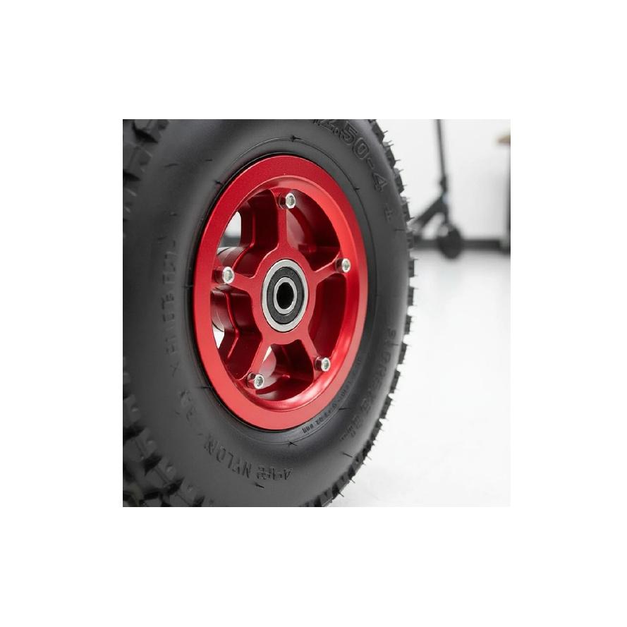 Inflatable Wheel 9-Inch Knobby Pattern Wheel Vehicle Part Heavy Duty Even Rolling