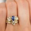 European and American New Fashion Flower Shape Simple Luxury Personality Women's Ring
