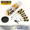 Upgraded Professional Screwdriver Set with Magnetic Bit Holder, Includes Slotted, Phillips, Hexagonal, Torx, and Precision Tools