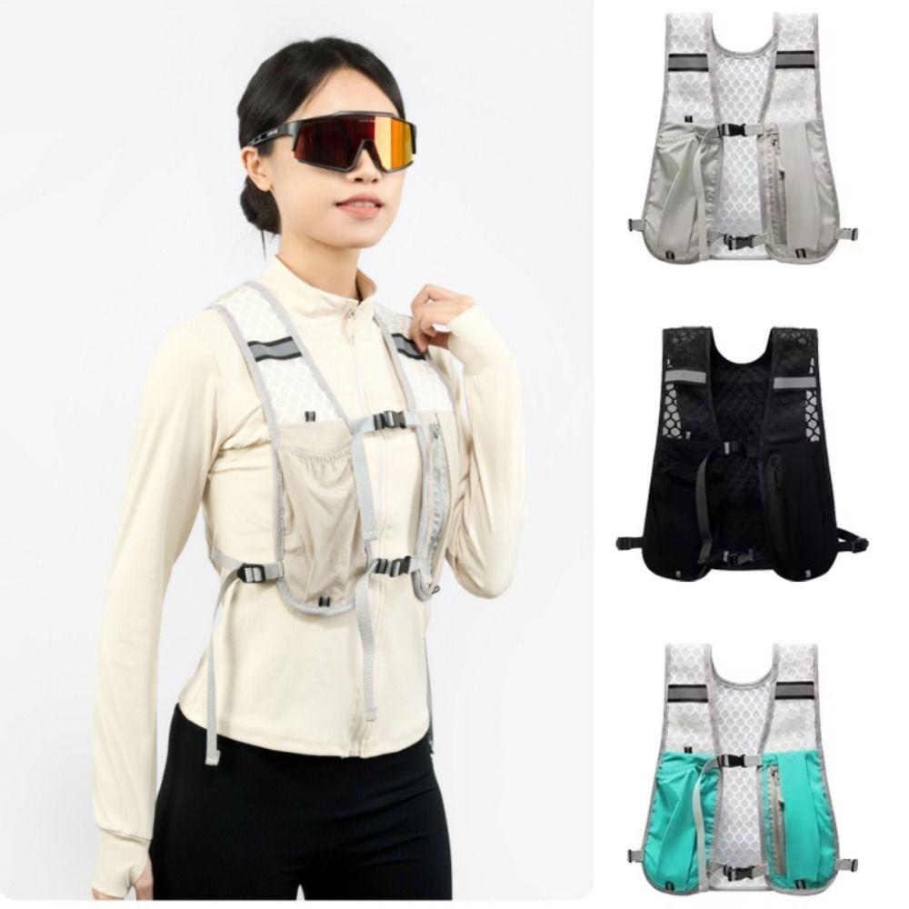 Phone Storage Pocket Running Hydrating Backpack Chest Pack Hydration Running Vest  Biking Hiking