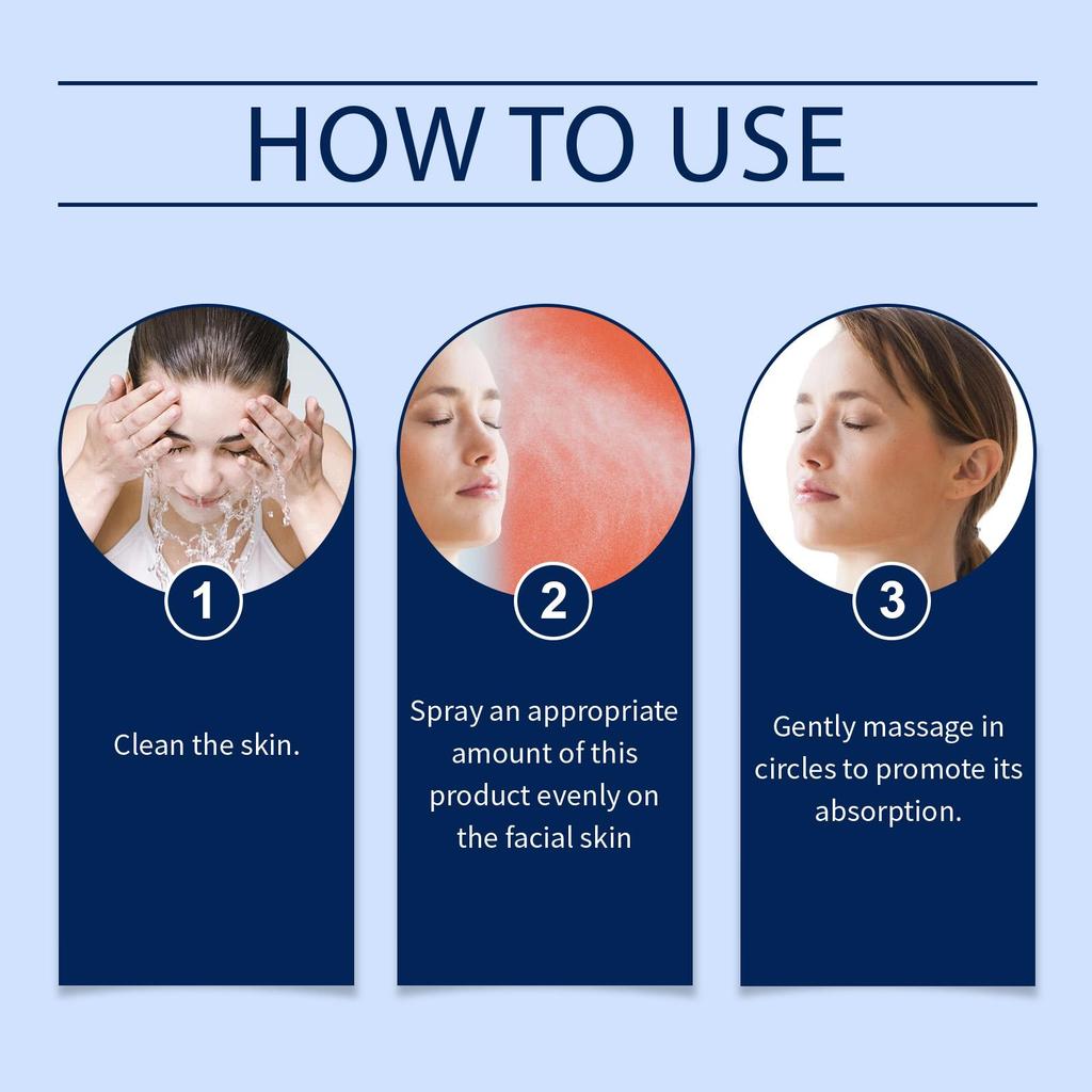 West&Month Facial Hydrating Mist Improves Skin Texture, Refines Pores, Reduces Wrinkles Hydrates and Moisturizes For Facial Use 30ml