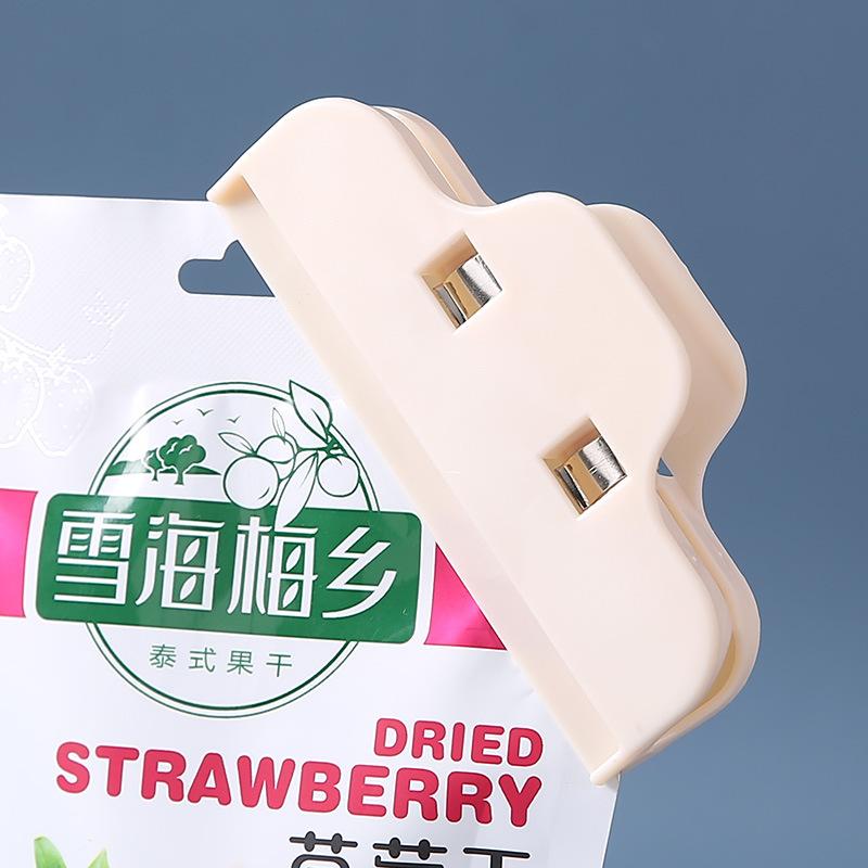 Portable Bag Clips Kitchen Storage Food Snack Seal Sealing Bag Clips Sealer Clamp Plastic Tool Kitchen Organization Accessories