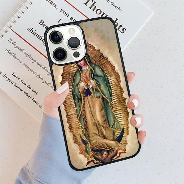 Virgen De Guadalupe Virgin Mary Phone Case For iPhone 17 Air 16 pro max 15 14 plus 12 13 Soft Shell Cover coque
