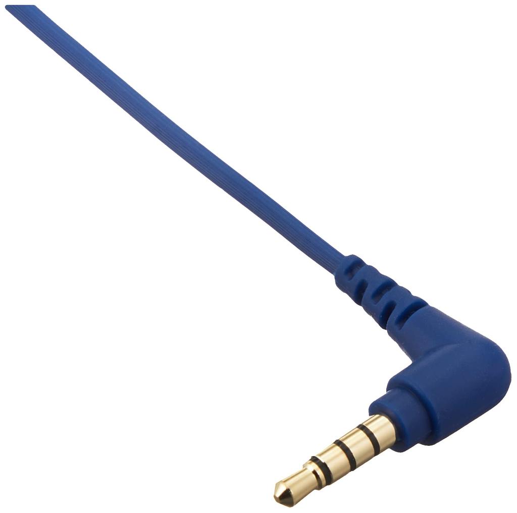 Audio-Technica ATH-CK350iS BL In-Ear Smartphone Earphones with Remote and Microphone, Blue