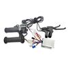 Controlador de Motor Cepillado 24V 36V 48V 250W 350W 500W Acelerador Pantalla LCD Kit de Frenos Eléctricos para Bicicleta Eléctrica Scooter Motor DC