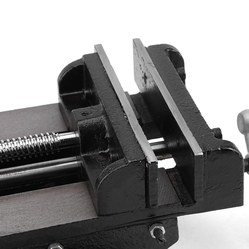 6inches Cross Slide Drill Press Vise Metal Milling Vice Holder Clamping Bench Mount