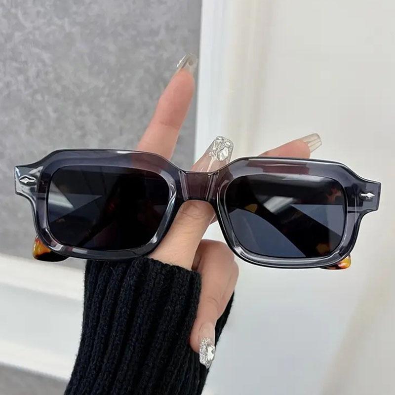 Retro Square Small Frame Sunglasses - 2026 Men's Fashion Simple Style