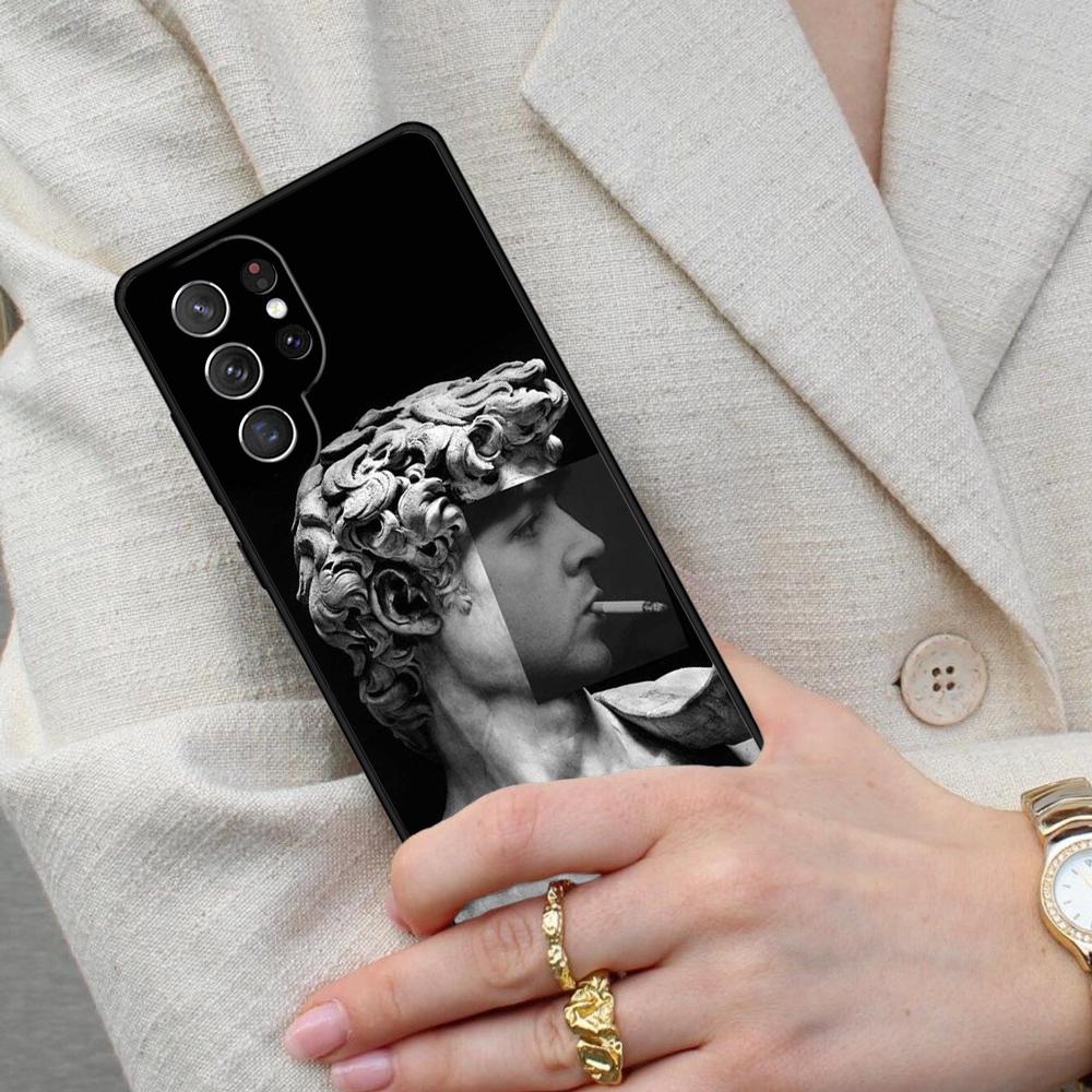 Greek Aesthetics Plaster statue Cell Phone Case for Samsung Galaxy S26 Ultra S25 S24 S23 S22 S21 S20 Note10 Cover