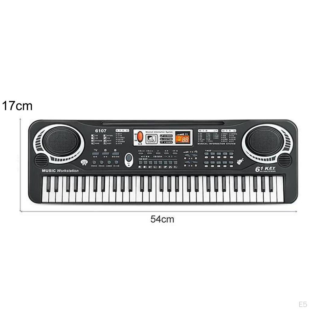 61 Keys Electronic Piano for Children, Musical Keyboard, Self-entertainment Sound Toys, Holiday
