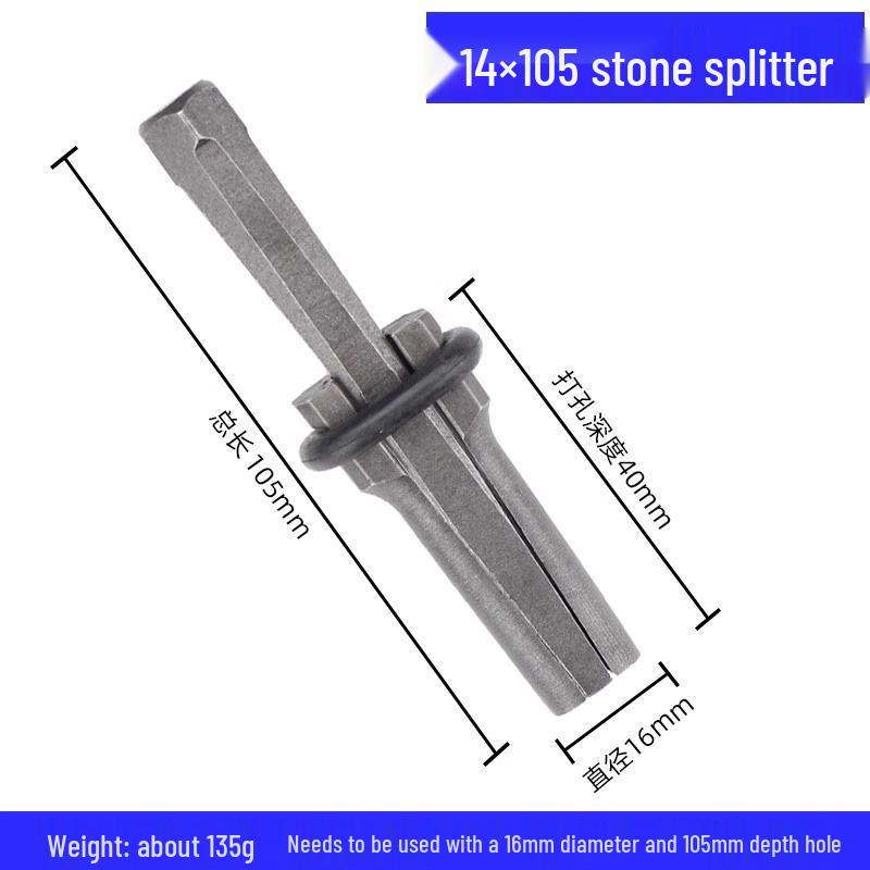 Stone Splitting Wedge and Chisel Tool for Stonemasons
