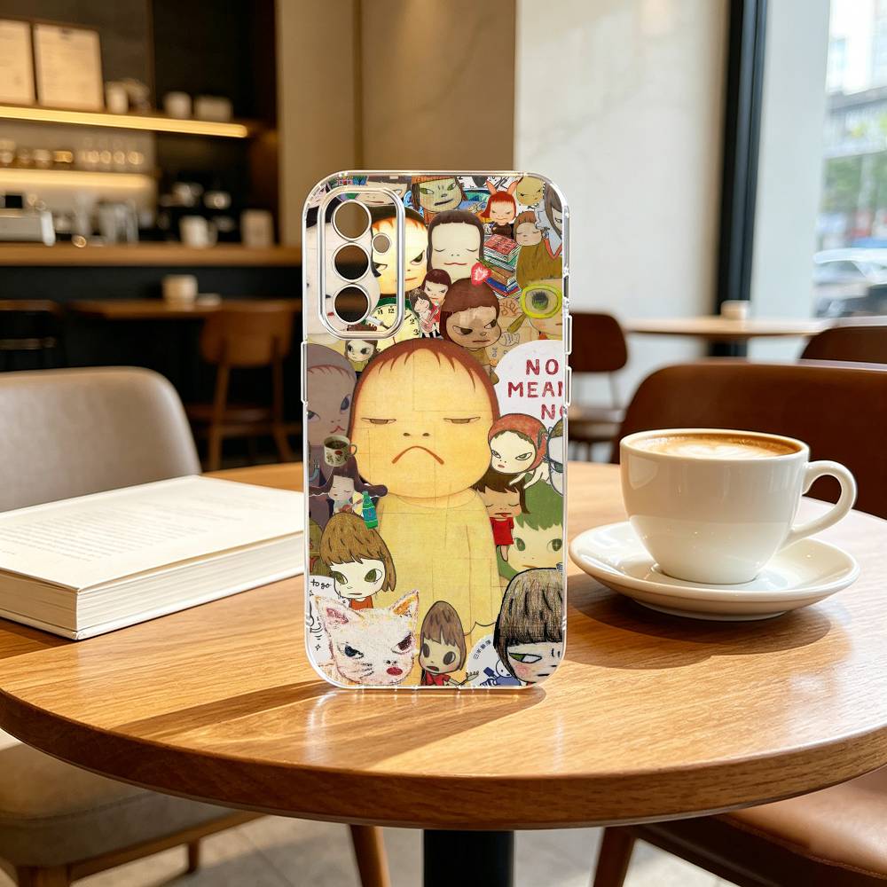 Cute Y-Yoshitomo N-Nara  Phone Case For SamsungA10,12,20,21S,30,31,40,50,51,52,70,71 Transparent Cover