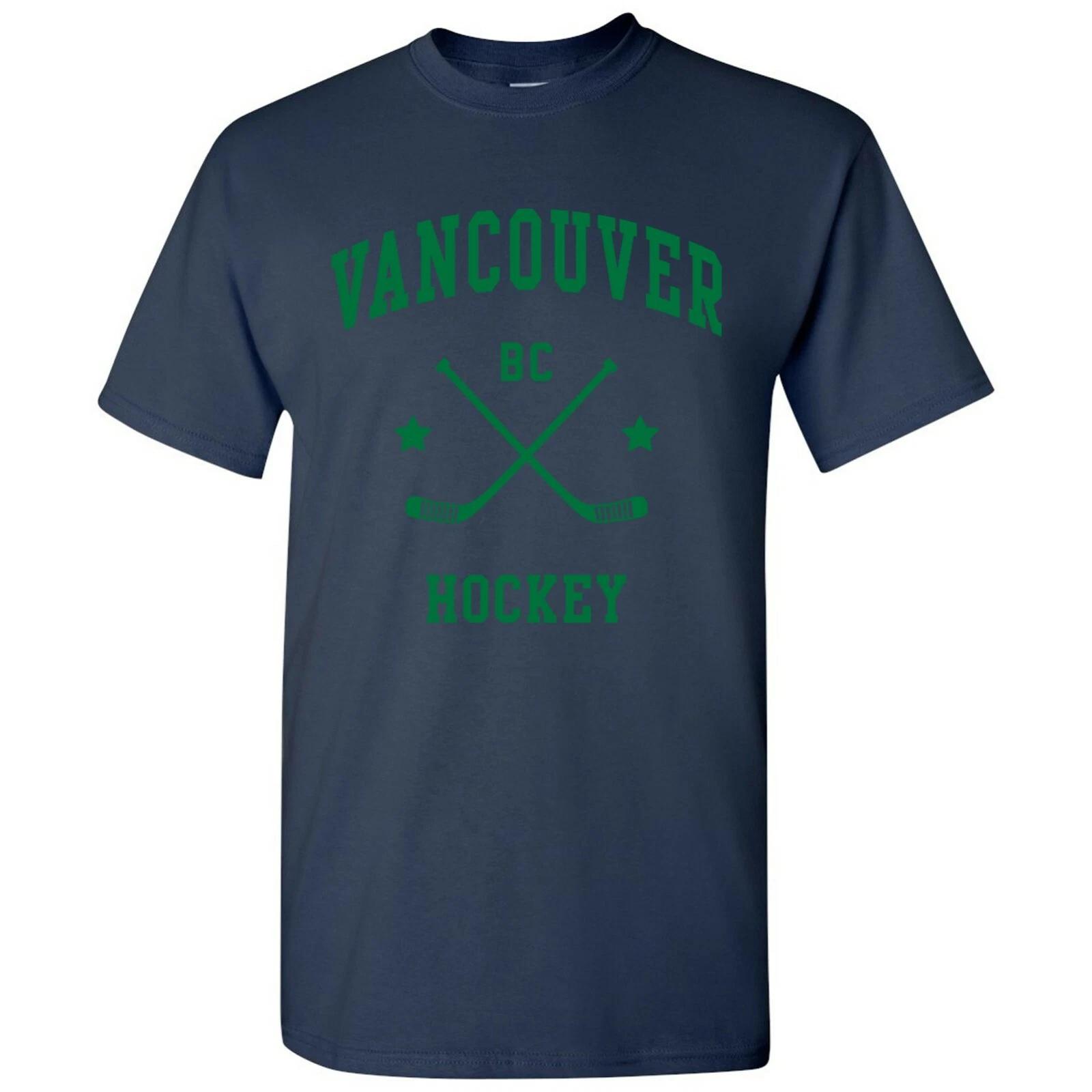 Vancouver Classic Hockey Arch Basic Cotton T-Shirt 4XL