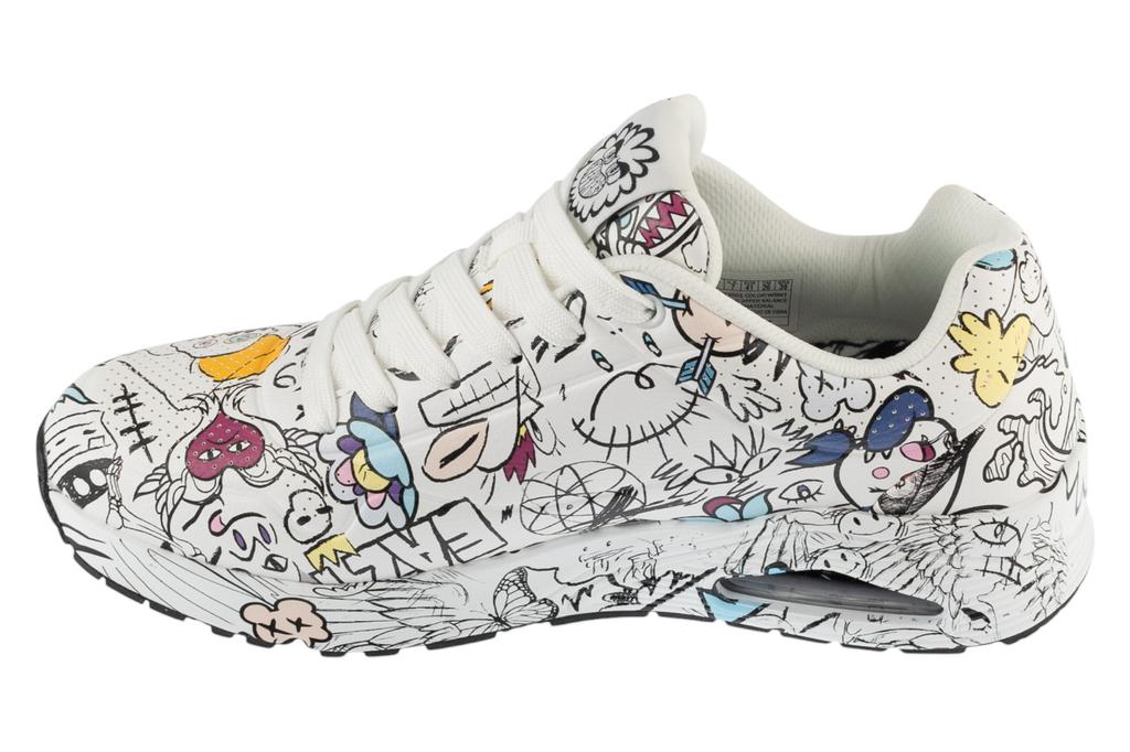 Skechers Uno - Process Sketch, Mens white Sneakers