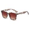 Retro  Classic Vintage Square Sunglasses Women Oversized Sunglasses Women Men Retro Leopard Luxury Sun Glasses UV400