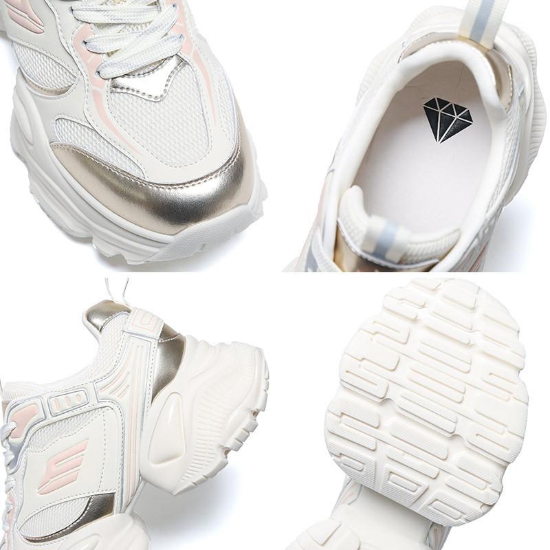 Brand Versatile Dad Shoes Women's Spring Explosion Casual Color Matching Korean Version Sports Shoes Thick Sole Height Wenzhou Women's Shoes