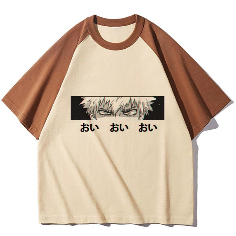 Shoto Todoroki Tee women Y2K funny patterned t shirt female streetwear y2k harajuku clothing