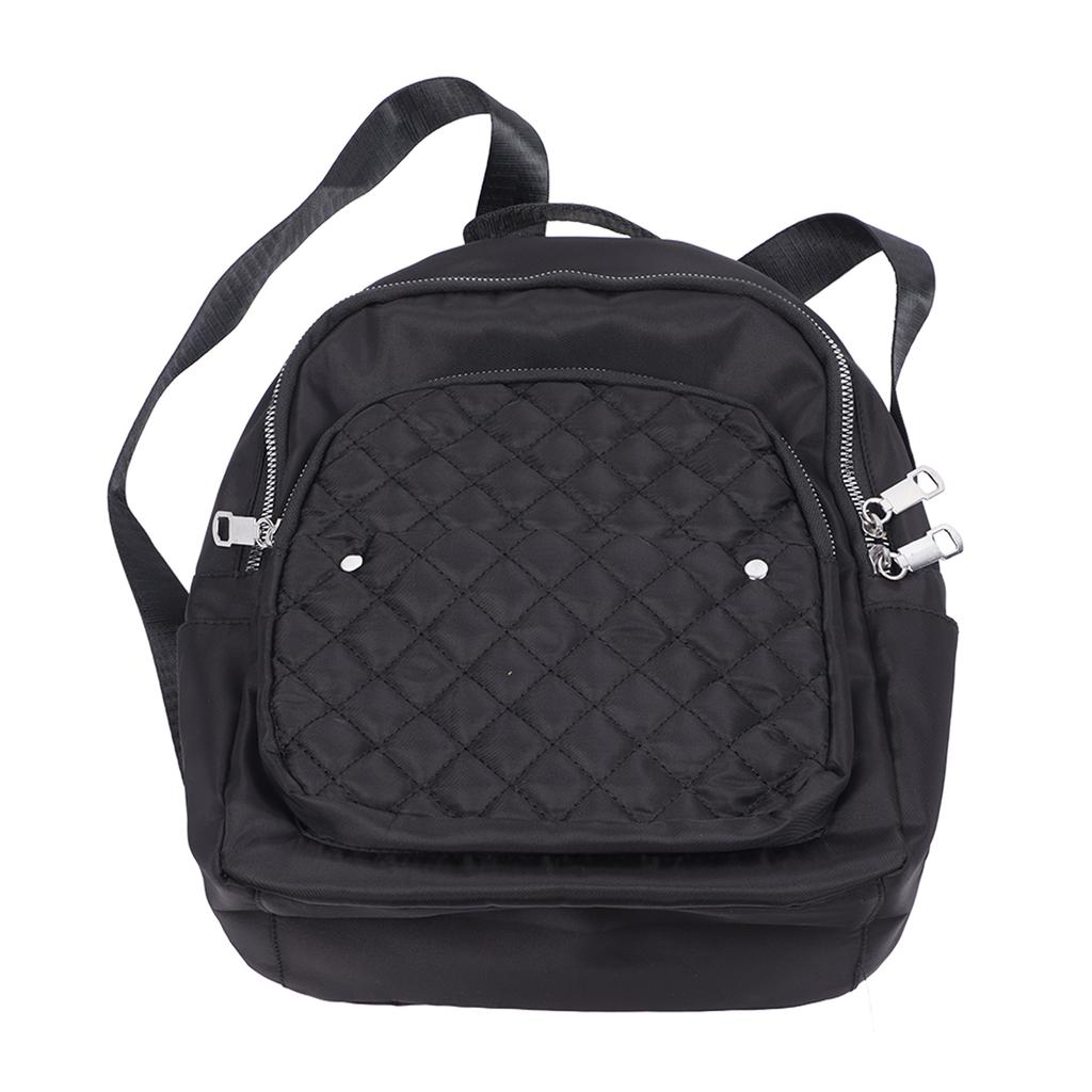 Women Backpack Women Large Capacity Daily Travel Work Backpack Fashionable Daypack Purse Black Oxford Fabric
