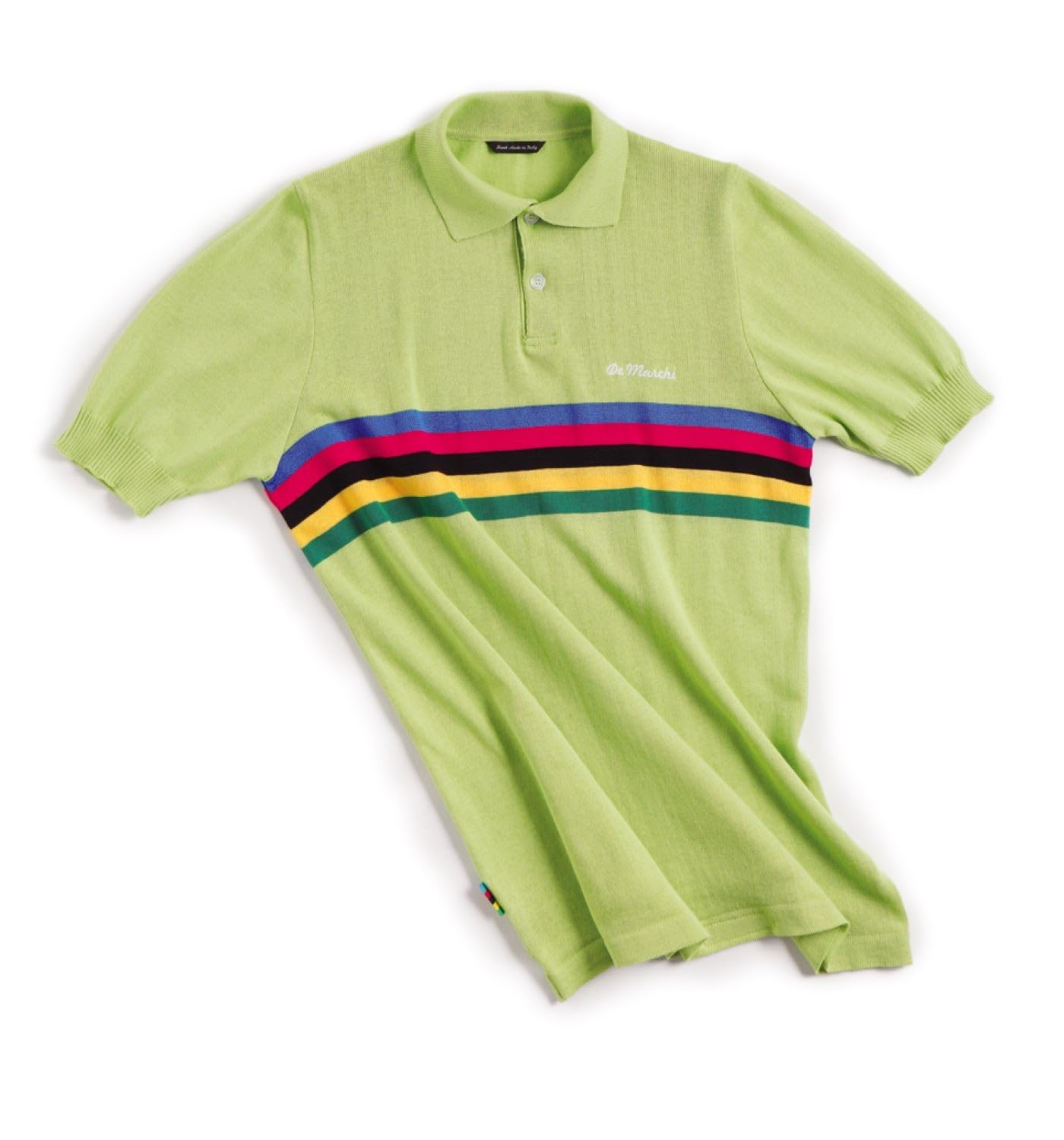 

De Marchi Campione Polo Lime Размер 4903MCDM25151 Весенне-летняя рубашка, Зеленый, M,
