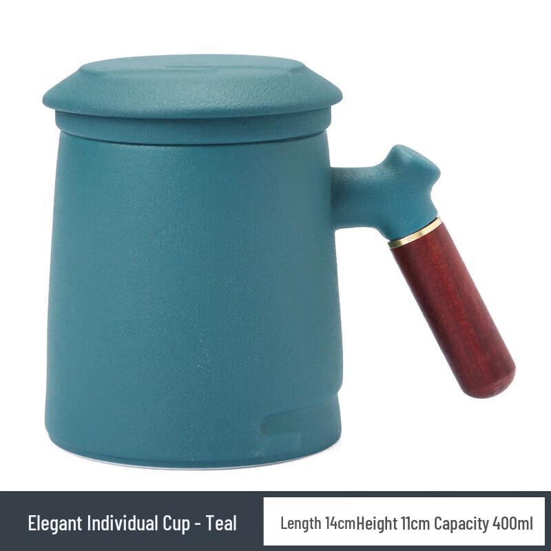 Yunyan Ceramic Mug with Lid and Infuser