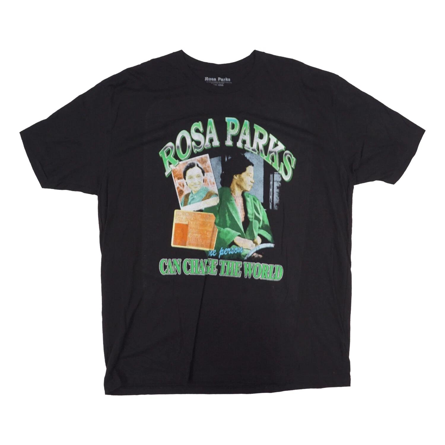 Unisex Adult Casual Graphic ROSA PARK ONE PERSON CAN CHANGE THE WOR... L