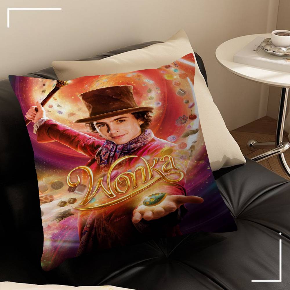 WWonkas New Moive Pillow Cushion Cover Pillowcase Living Room Sofa Home Decor Customized