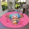 One Piece Tony Tony Chopper Round Area Rug Carpet Rug For Living Room Bedroom Sofa Playroom Decor Nonslip Floor Mat