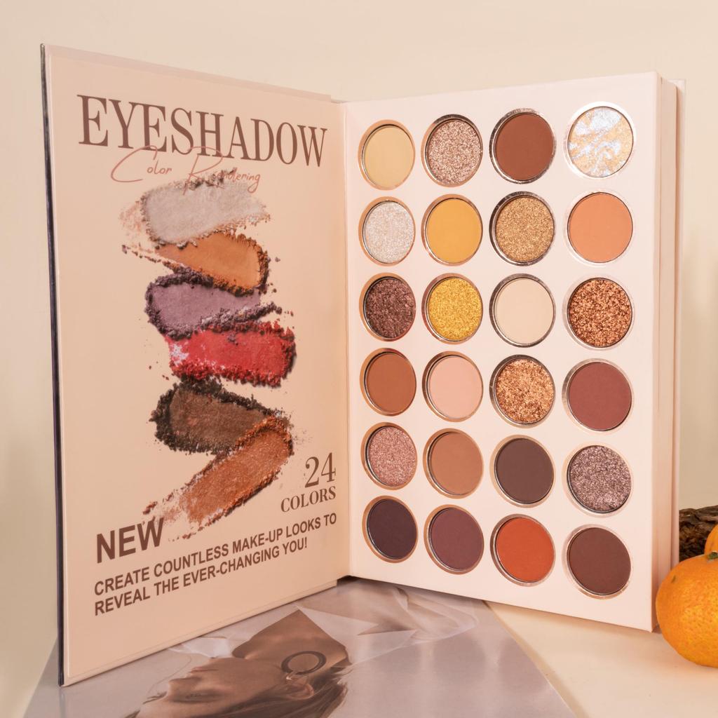 30-Color All-in-One Makeup Palette with Matte and Shimmer Eyeshadows, Blush, Highlighter, and Lip Gloss