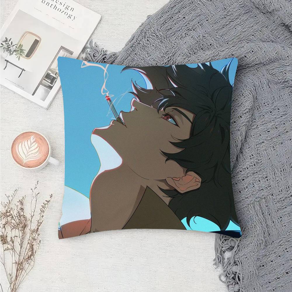 Animation C-Cowboy B-Bebop Spike Pillow Case Fashion Square Pillowcase Bedroom Sofa Room Ins Decoration Leisure