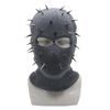 Spiked Knitted Rivet Hat Lightweight Pullover Knitted Hat Punk Style Full Face Mask  Outdoor