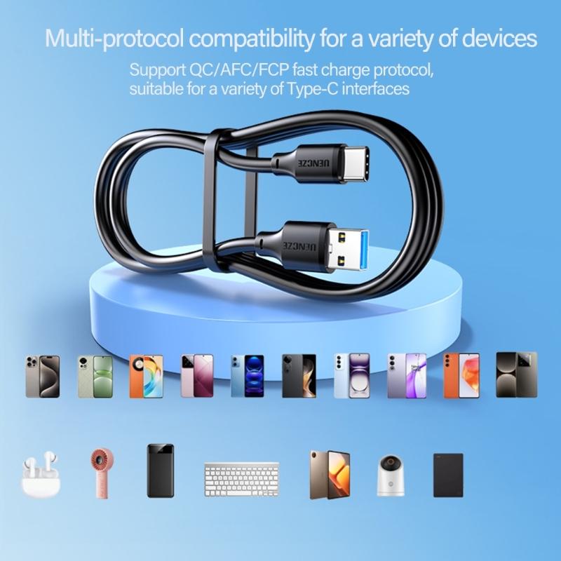 USB 3.0 To  Type C Charger Cable USB 3.0 To Type C Charging Cable Easy To Use for Smartphones Tablets & Gaming Consoles