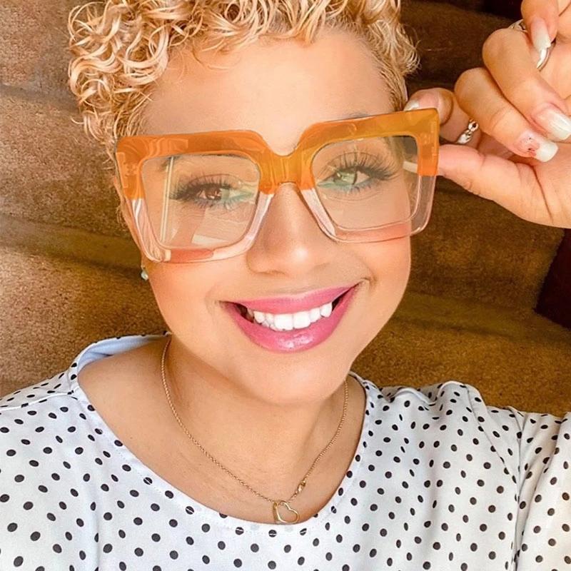 Vintage Square Women Sunglasses New Fashion Oversized Pearl Cat Eye Big Alloy Sun Glasses Female Elegant Eyewear Shades Lady