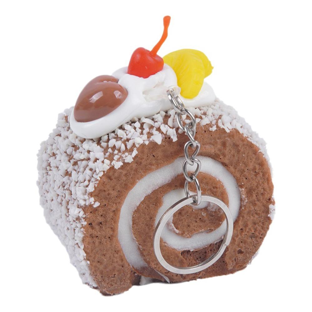 Anxiety Relief Fruit Cake Roll Squeezed Toy Super Soft Slow Rebound Fidget Toy for Kids Adults