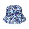 Double-Sided Ocean Print Bucket Hat for Men/Women, Breathable Fisherman Cap for Beach, Travel & Outdoor Casual Hip Hop