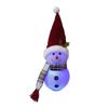 Christmas Glowing Snowman Ornaments Christmas Scarf Hat Snowman Decorations With Lights