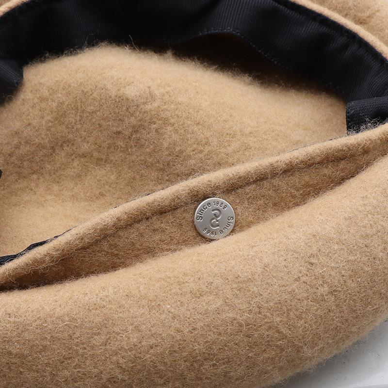 Women's Beret Retro Autumn and Winter Women's Outdoor Leisure Temperament Painter Hat Mushroom Hat