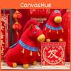 Zodiac Horse Plush Doll Pp Cotton Filling Festival Decoration Toys Collectors