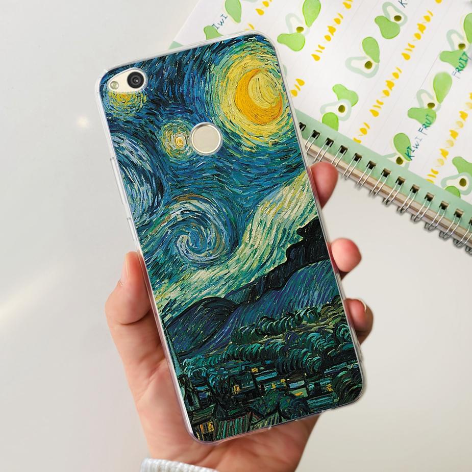 For Huawei P8 Lite 2017 Case Honor 8 Lite Popular Flowers Cartoon Cover Soft Silicone Phone Cases For Huawei P9 Lite 2017 Bumper