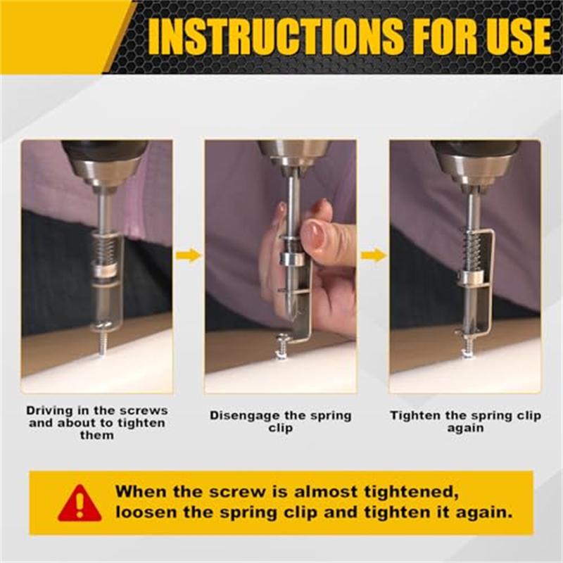 1/2Pcs Spring Loaded Screw Holder Bit Anti-drop Screwdriver Bit for Electricians Mechanics DIY Home Repair Universal Screw