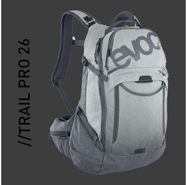 Backpack Evoc Trail Pro 26 S/M Stone/carbon Grey (100117137-S-M)