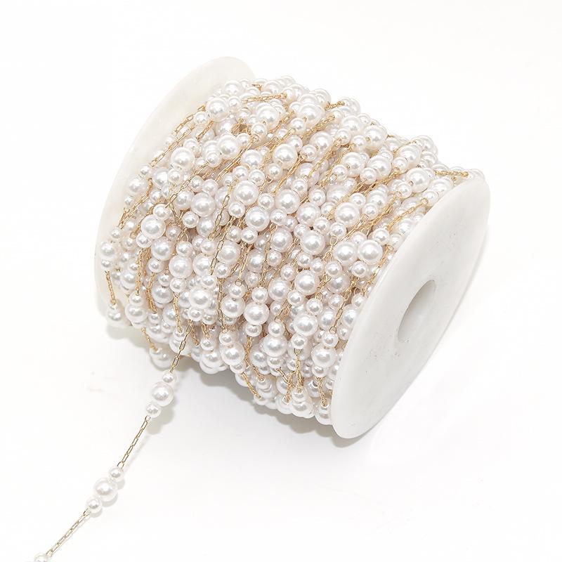 

Цепочки из жемчуга с медным покрытием ручной работы для украшений и аксессуаров для очков