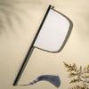 Long Handle Chinese Style Fan Exquisite Decorative Fan Home Decoration Hand Held Fans  Summer